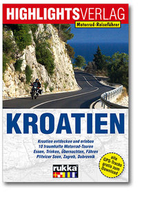 Buchcover Motorrad-Reiseführer Kroatien | Heel Verlag