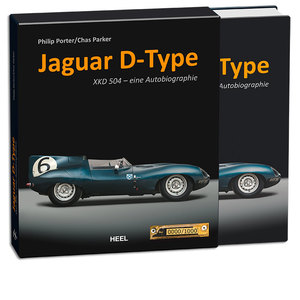 Buchcover Jaguar D-Type XKD 504 - eine Autobiografie vom Heel Verlag
