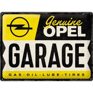 Cover Vintage-Blechschild: Opel Garage | Heel Verlag