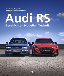 BUchcover Audi RS - High Performance-Modelle aus Ingolstadt | Heel Verlag