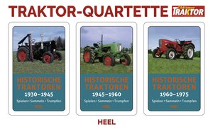 Cover Traktor Quartette: Historische Traktoren | Heel Verlag