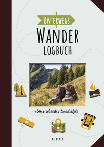 Buchcover Unterwegs: Wander-Logbuch | Heel Verlag