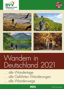 Buchcover Wandern in Deutschland 2021 | Heel Verlag
