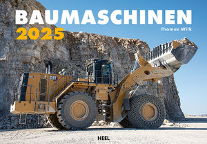 Cover Kalender Baumaschinen 2025 | Heel Verlag