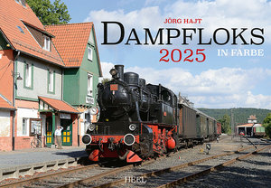 Cover Kalender Dampfloks in Farbe 2025 | Heel Verlag