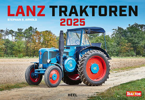Cover Kalender Lanz Traktoren 2025 | Heel Verlag