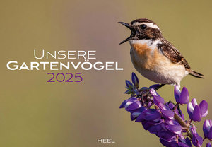 Cover Kalender Unsere Gartenvögel 2025 | Heel Verlag
