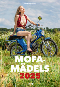 Cover Kalender Mofa-Mädels 2025 | Heel Verlag