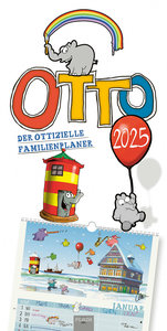 Cover Kalender Otto 2025 - Otto Waalkes & Ottifanten | Heel Verlag