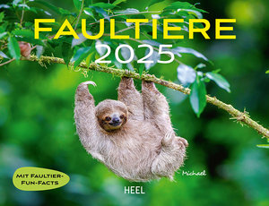 Cover Kalender Faultiere 2025 | Heel Verlag
