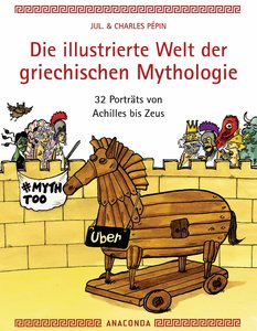 Buchcover Griechische Mythologie in humorvollen Bildern | Heel Verlag