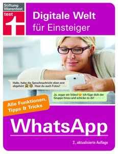 Buchcover Stitfung Warentest: Sicherer Umgang mit WhatsApp | Heel Verlag