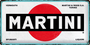 Artikelbild Vintage-Blechschild: Martini | Heel Verlag